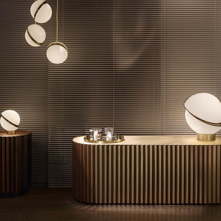 Half-Moon Ceiling Suspension Lighting Lobby