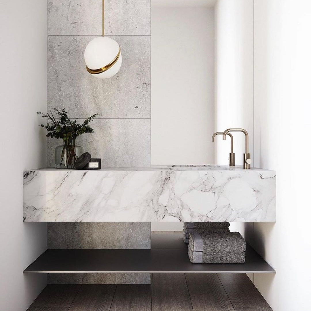 Half-Moon Ceiling Suspension Lighting Lobby