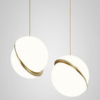 Half-Moon Ceiling Suspension Lighting Lobby