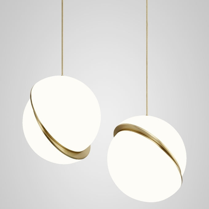 Half-Moon Ceiling Suspension Lighting Lobby