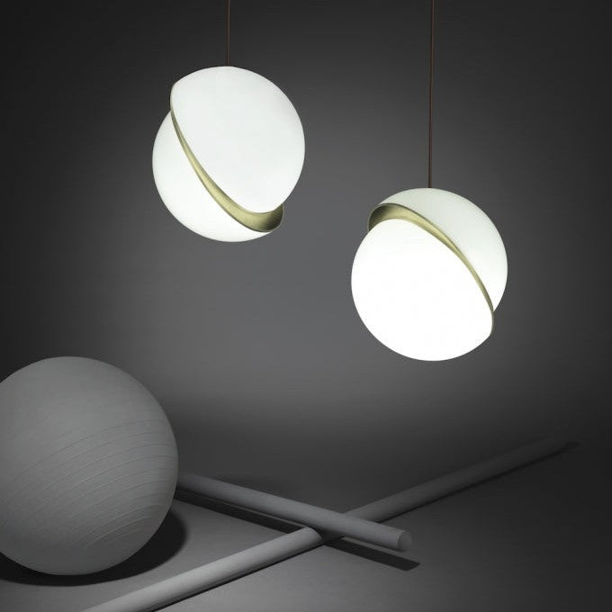 Half-Moon Ceiling Suspension Lighting Lobby