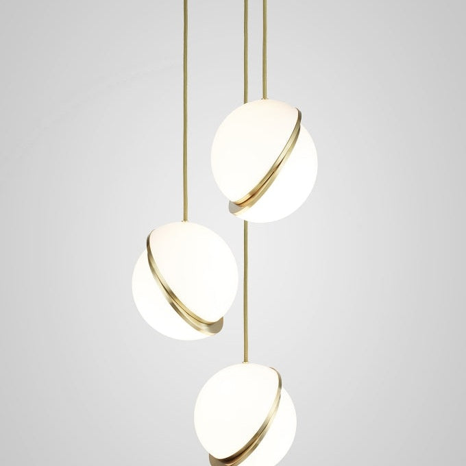 Half-Moon Ceiling Suspension Lighting Lobby