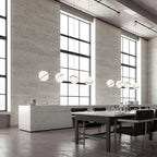 Half-Moon Ceiling Suspension Lighting Lobby