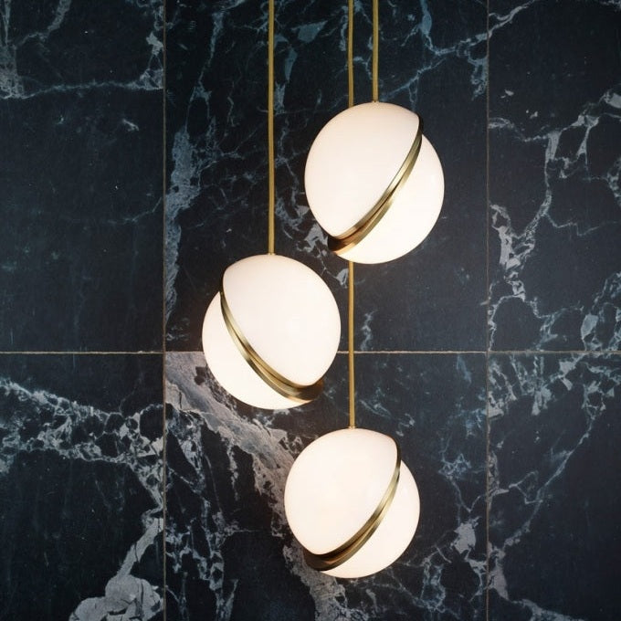 Half-Moon Ceiling Suspension Lighting Lobby