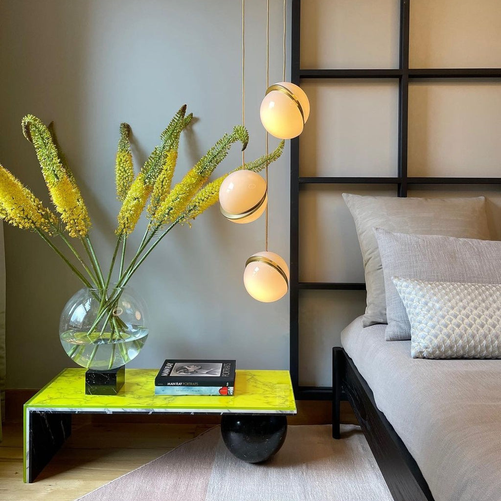 Half-Moon Ceiling Suspension Lighting Lobby