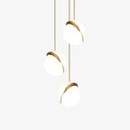 Half-Moon Ceiling Suspension Lighting Lobby
