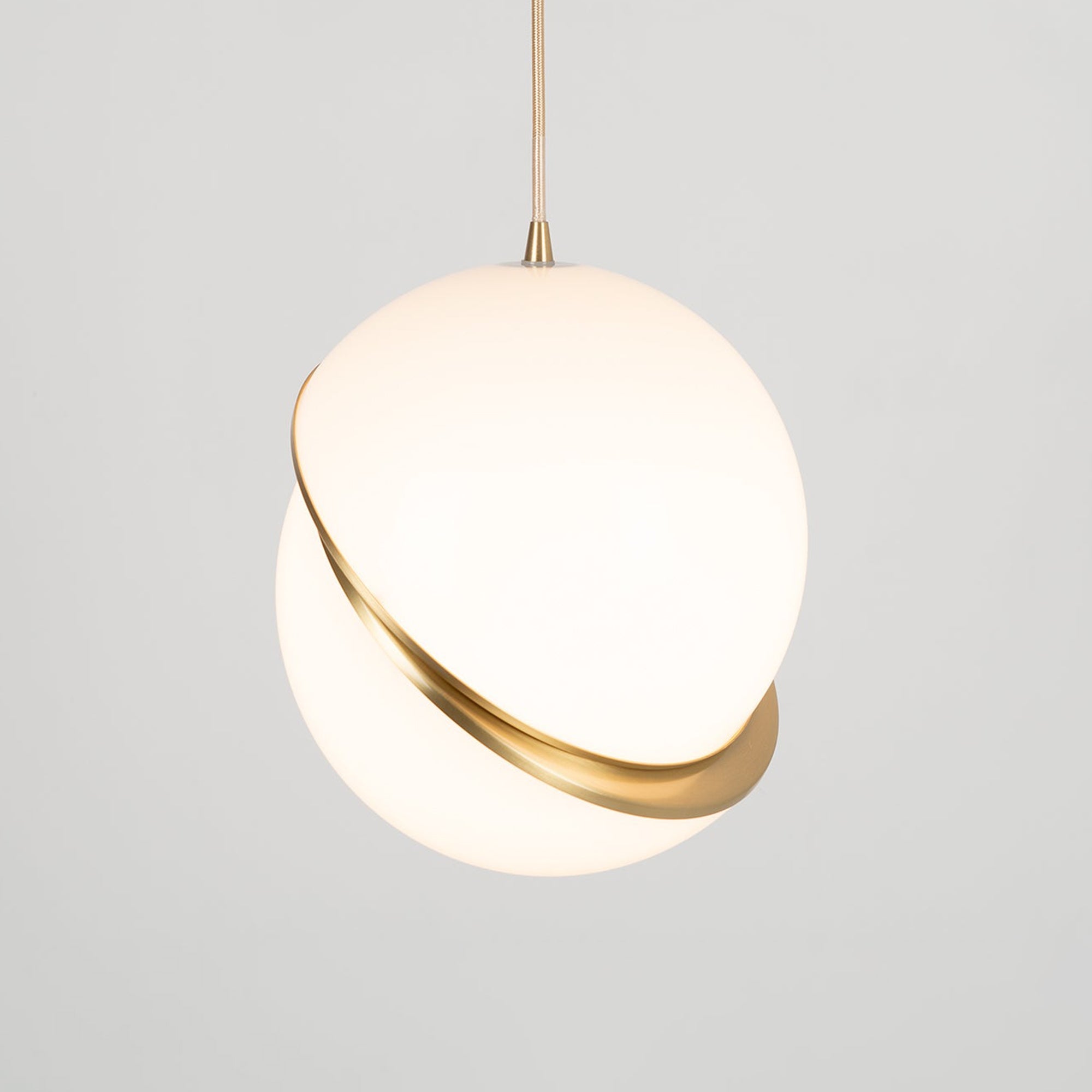 Half-Moon Ceiling Suspension Lighting Lobby
