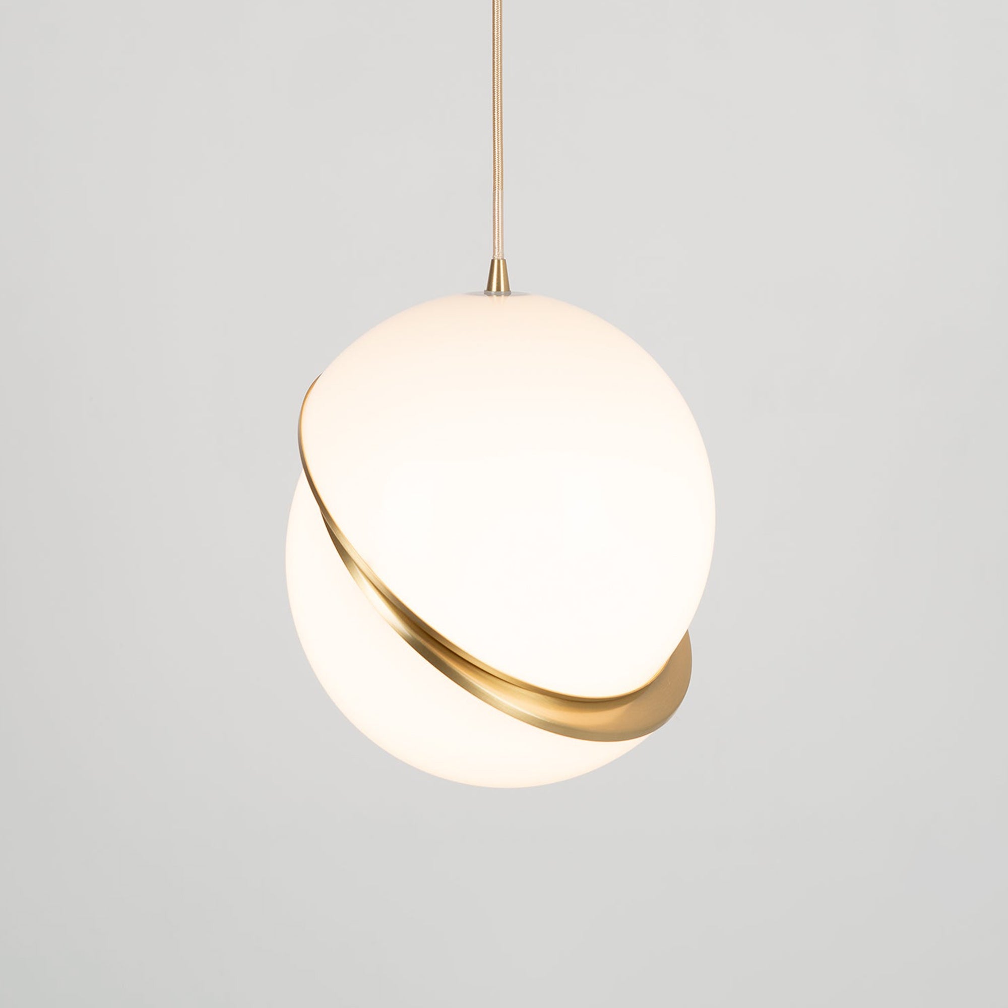 Half-Moon Ceiling Suspension Lighting Lobby