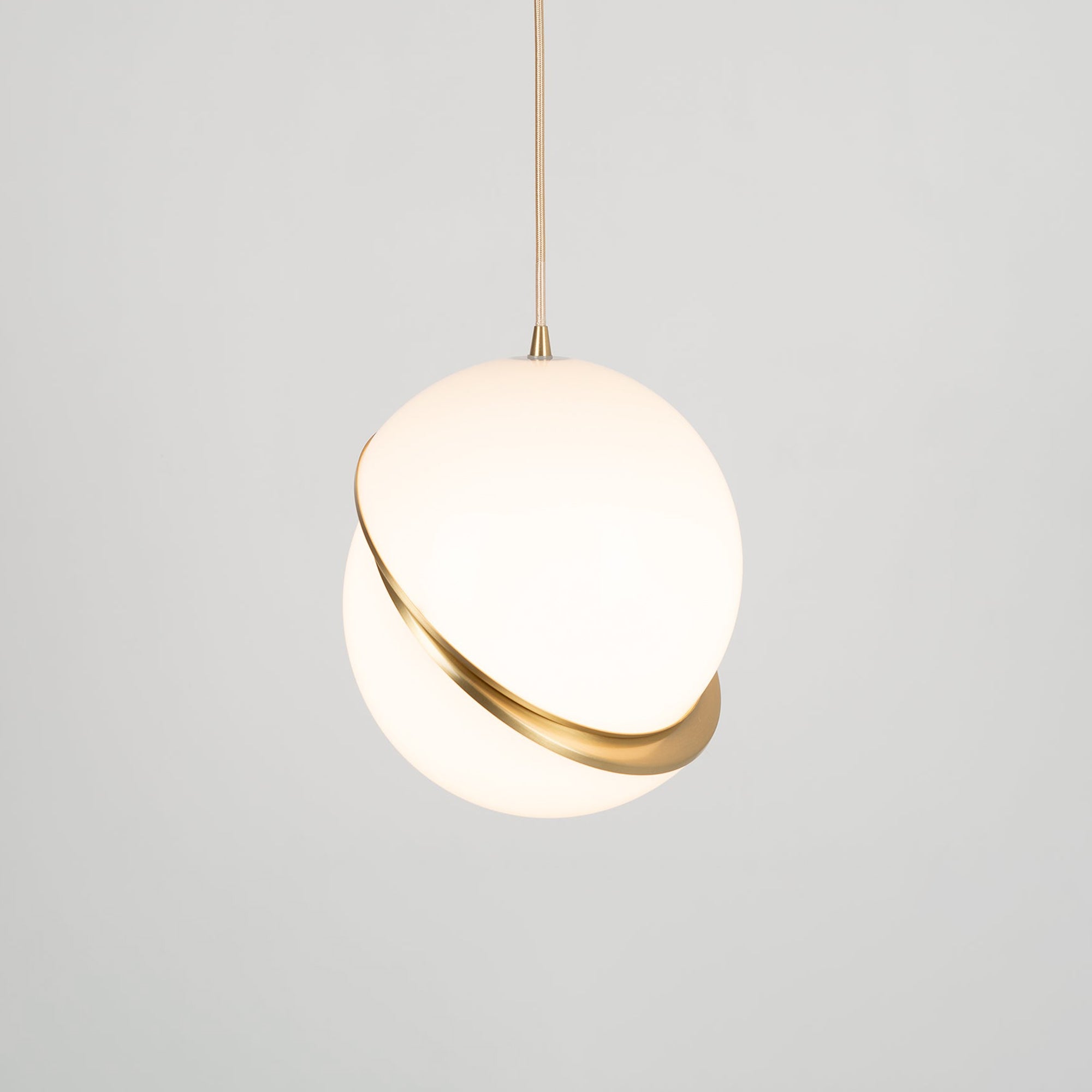 Half-Moon Ceiling Suspension Lighting Lobby