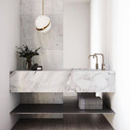 Half-Moon Ceiling Suspension Lighting Lobby