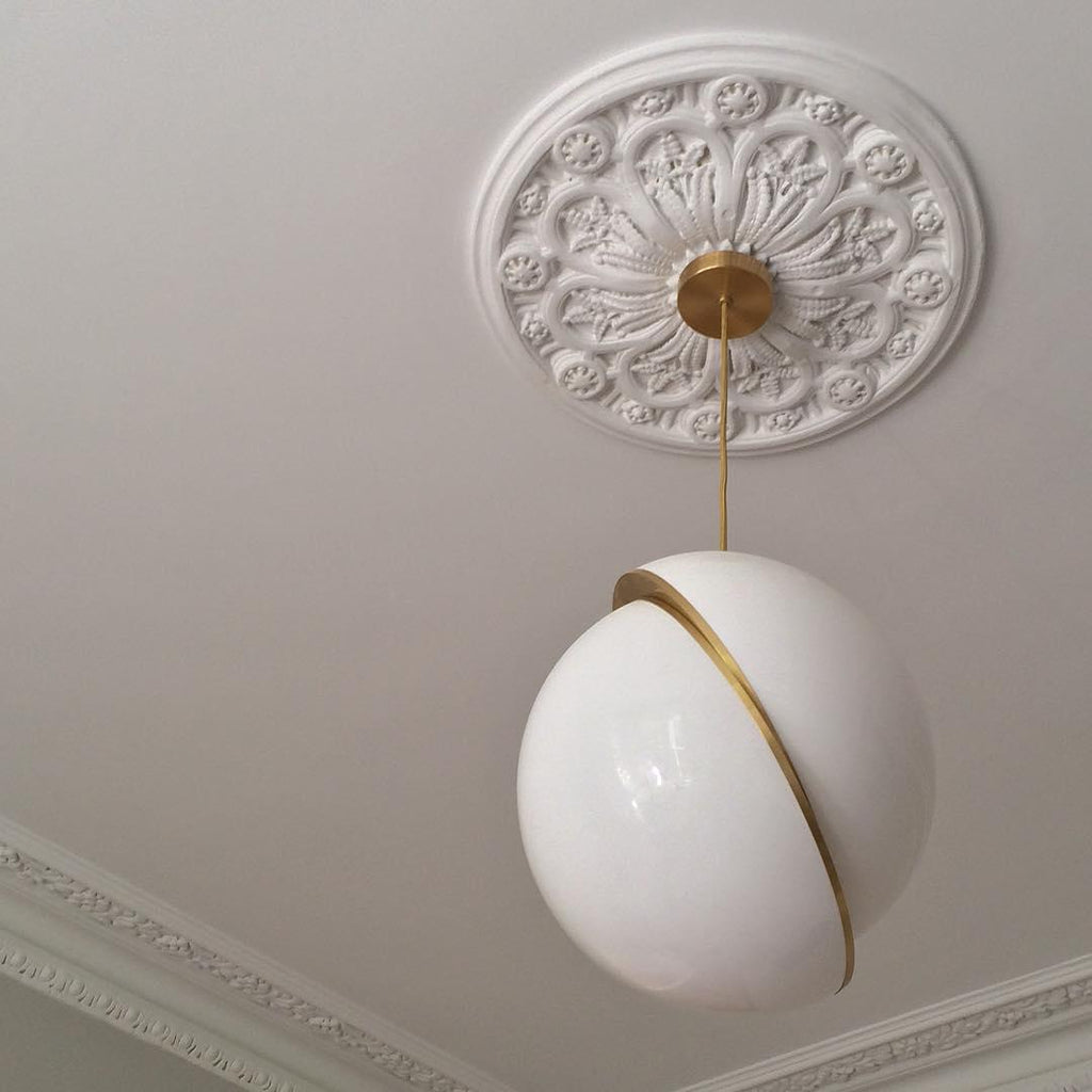 Half-Moon Ceiling Suspension Lighting Lobby