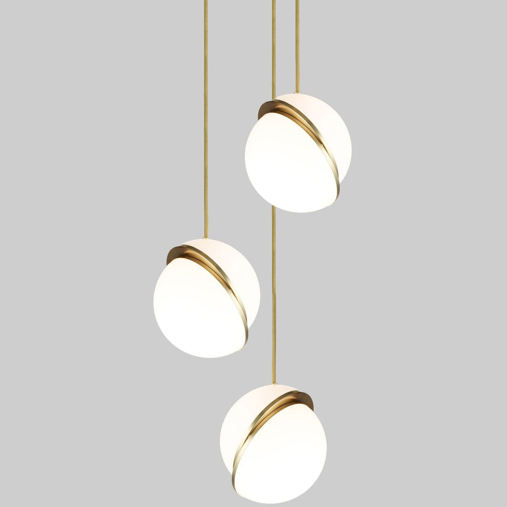 Half-Moon Ceiling Suspension Lighting Lobby