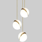 Half-Moon Ceiling Suspension Lighting Lobby