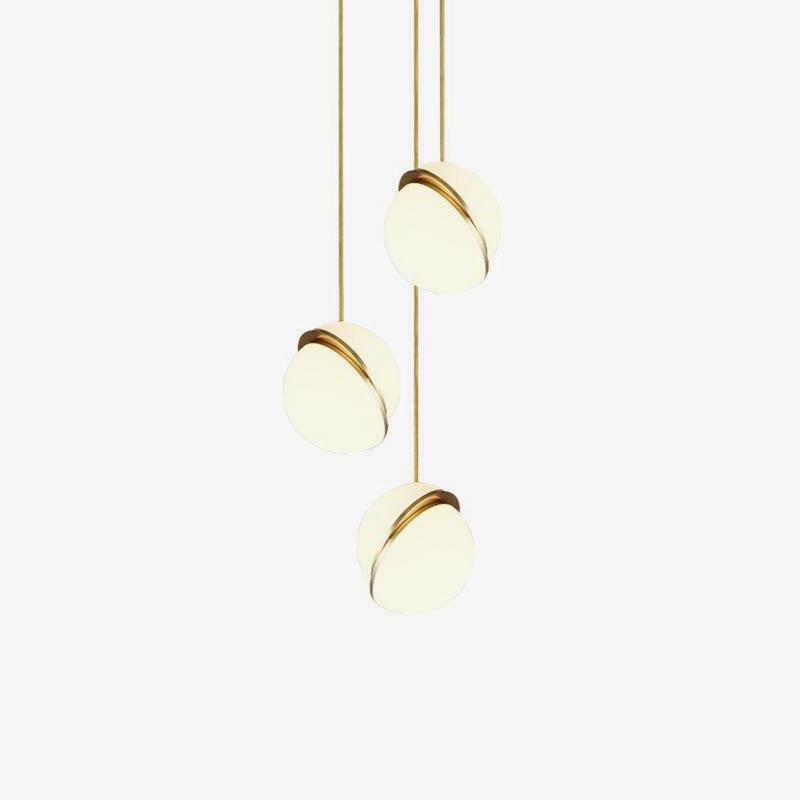 Half-Moon Ceiling Suspension Lighting Lobby