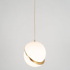 Half-Moon Ceiling Suspension Lighting Lobby