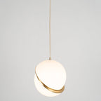 Half-Moon Ceiling Suspension Lighting Lobby