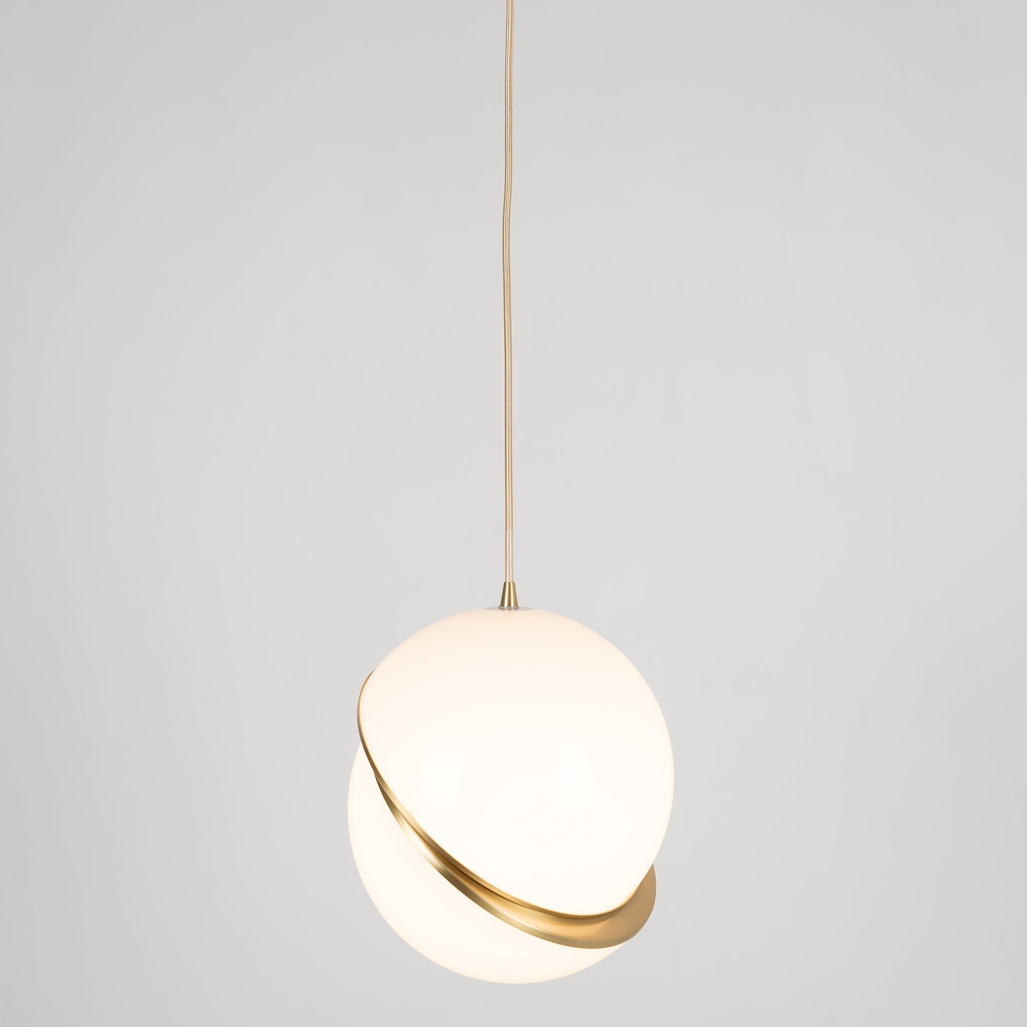 Half-Moon Ceiling Suspension Lighting Lobby