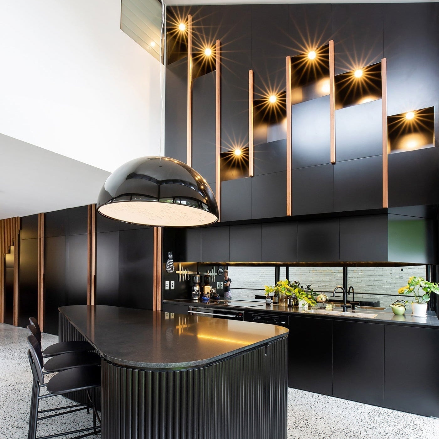 Hemisfera Ceiling Pendant Lamp Lighting Lobby