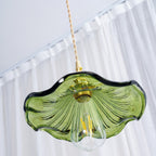 Hibiscus Glass Flower Ceiling Light Lighting Lobby