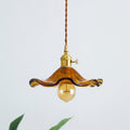 Hibiscus Glass Flower Ceiling Light Lighting Lobby