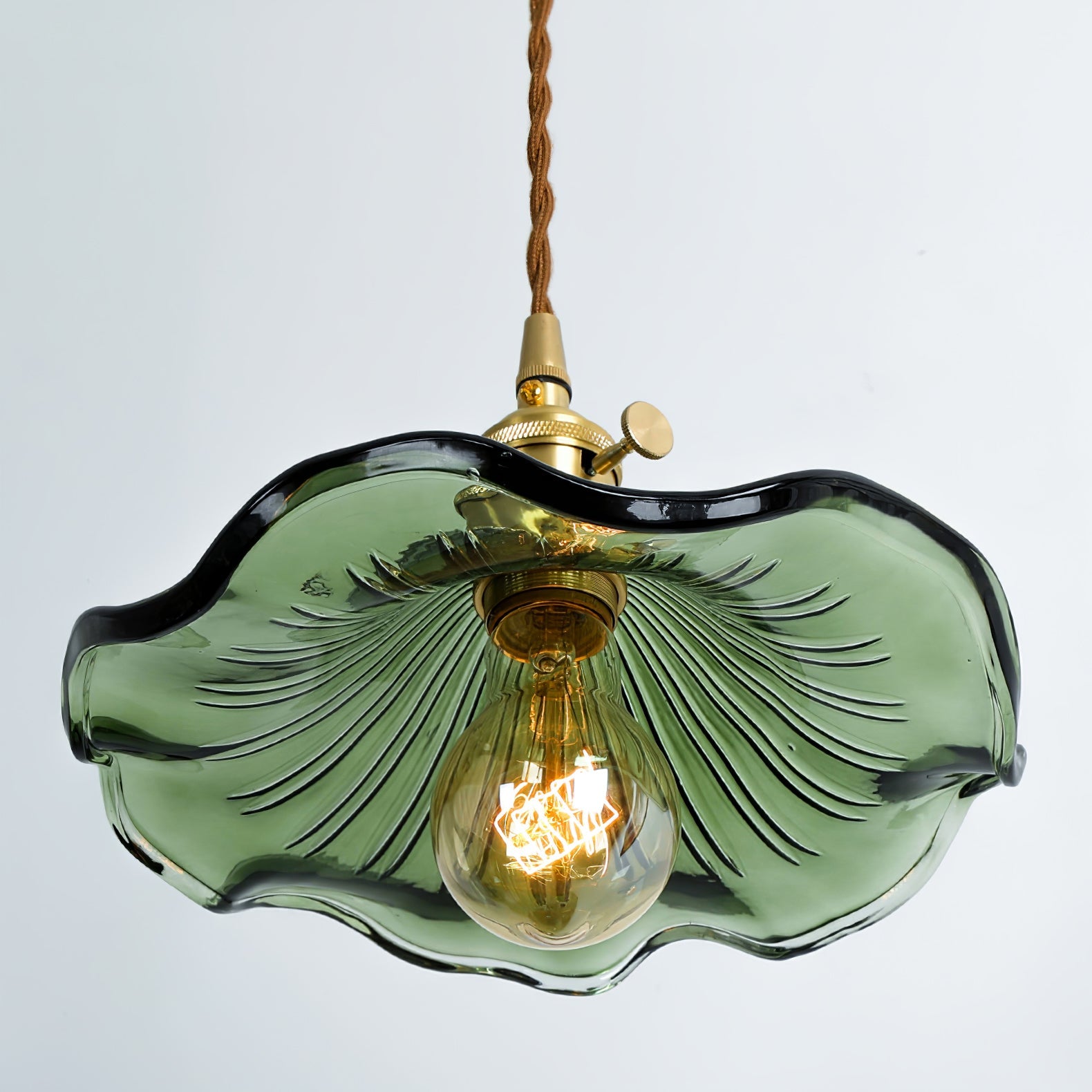 Hibiscus Glass Flower Ceiling Light Lighting Lobby