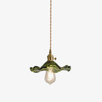 Hibiscus Glass Flower Ceiling Pendant Lighting Lobby