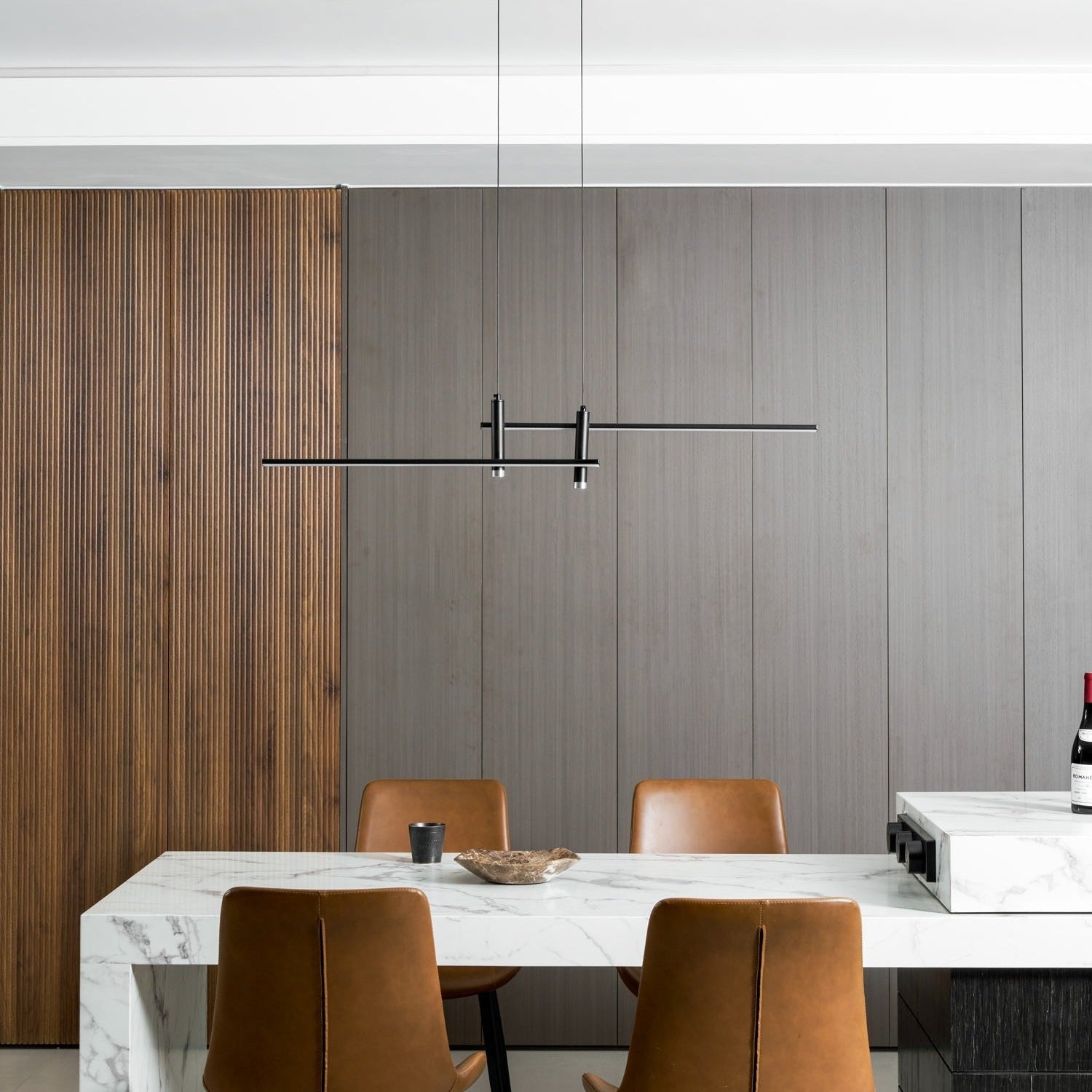 Island Links Ceiling Suspension Lighting Lobby