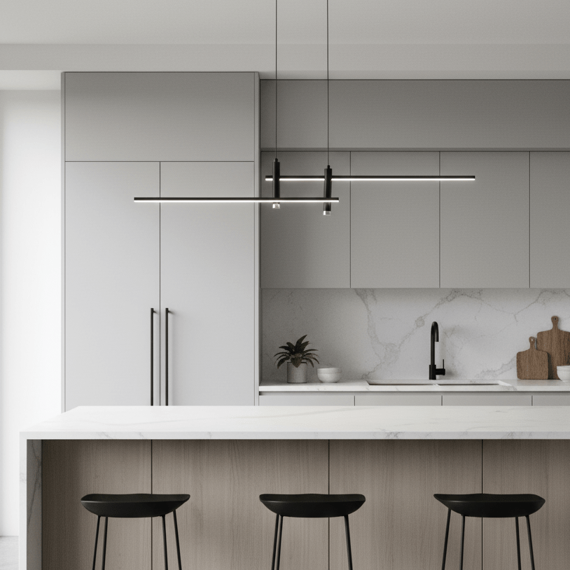 Island Links Ceiling Suspension Lighting Lobby