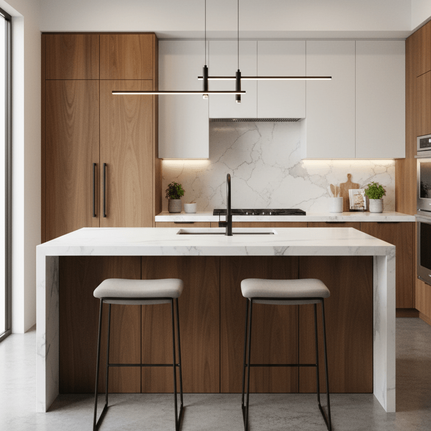 Island Links Ceiling Suspension Lighting Lobby