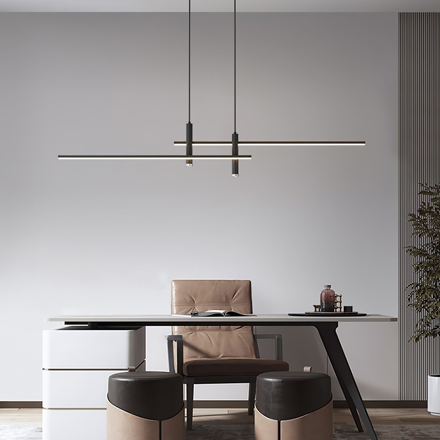 Island Links Ceiling Suspension Lighting Lobby