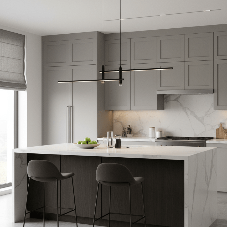Island Links Ceiling Suspension Lighting Lobby