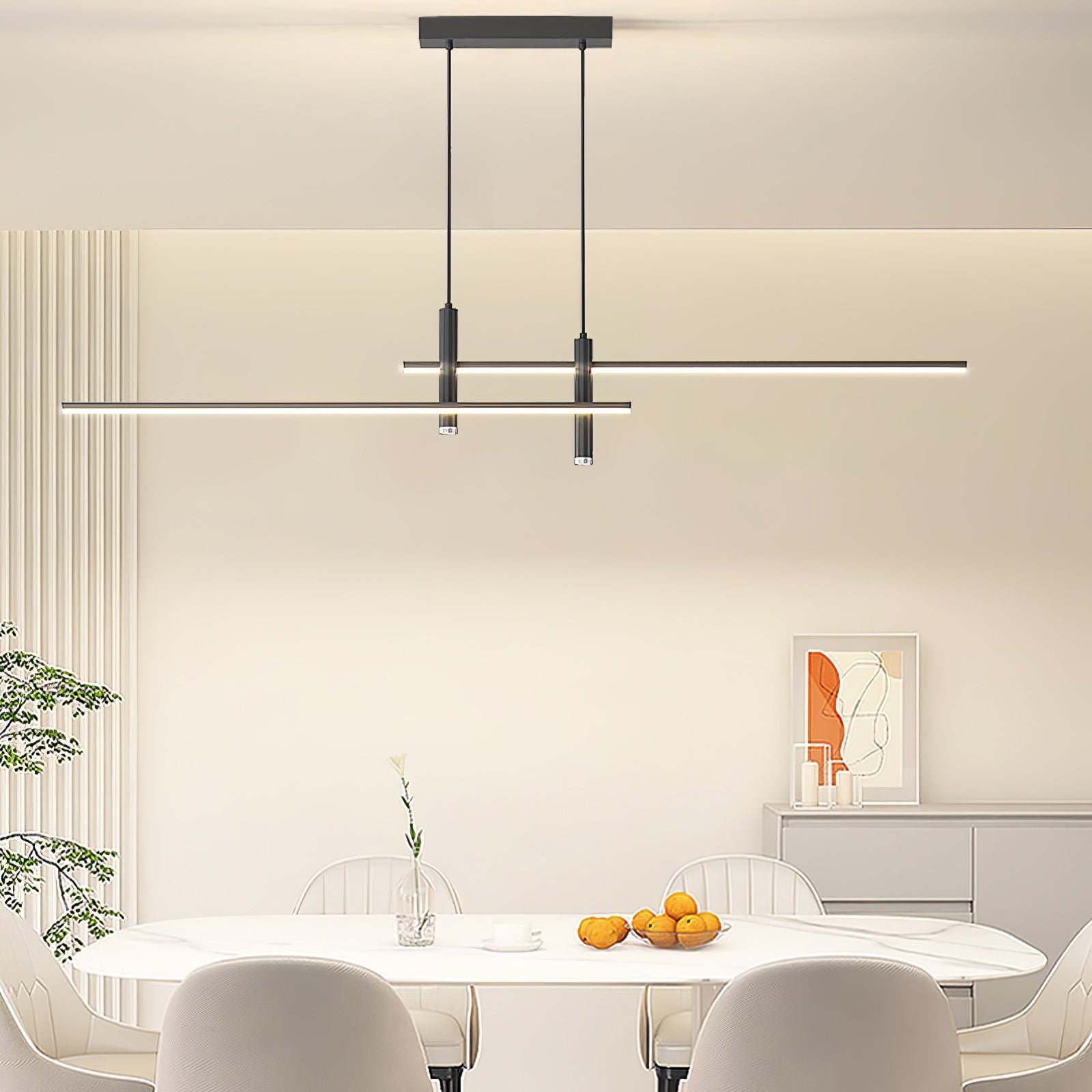 Island Links Ceiling Suspension Lighting Lobby