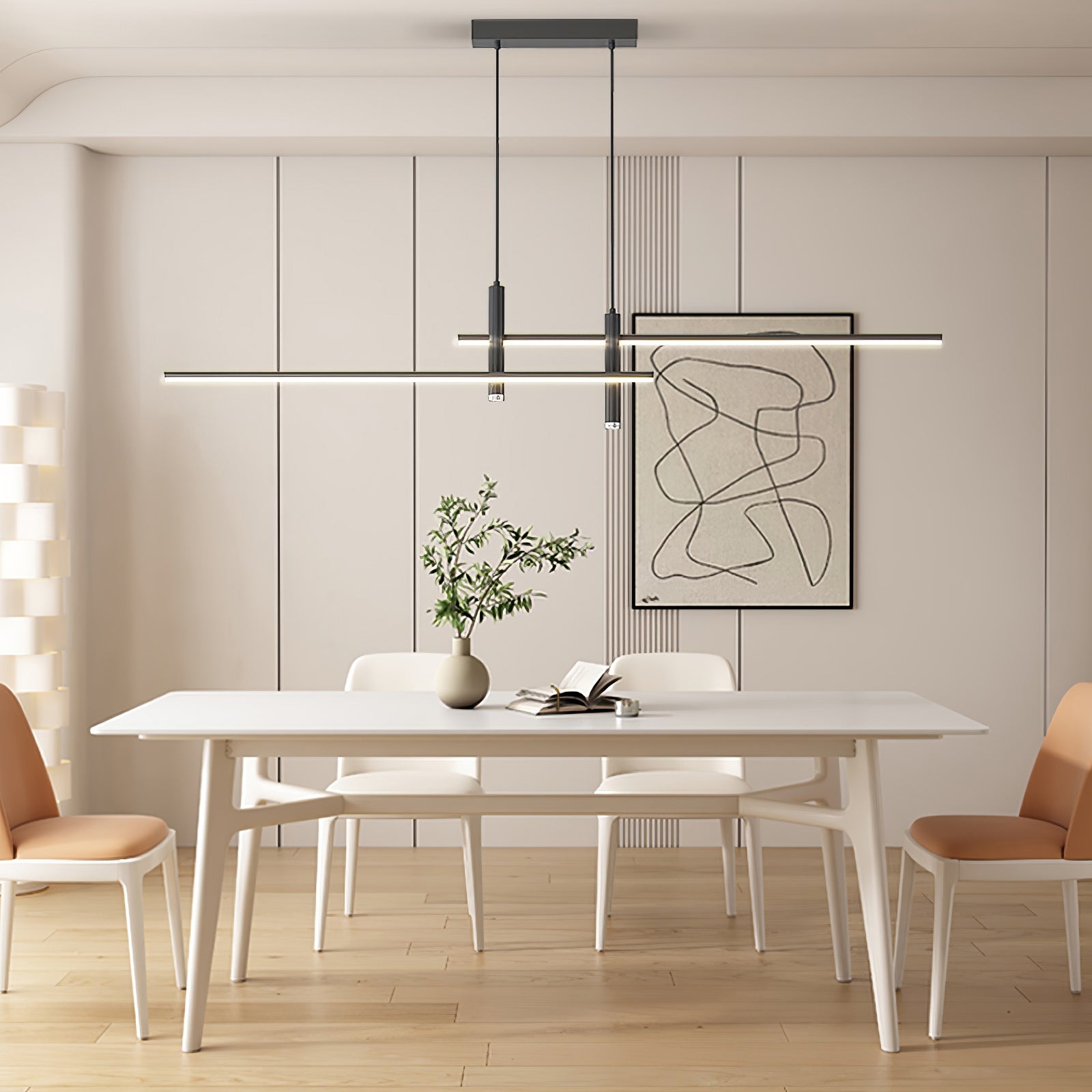 Island Links Ceiling Suspension Lighting Lobby