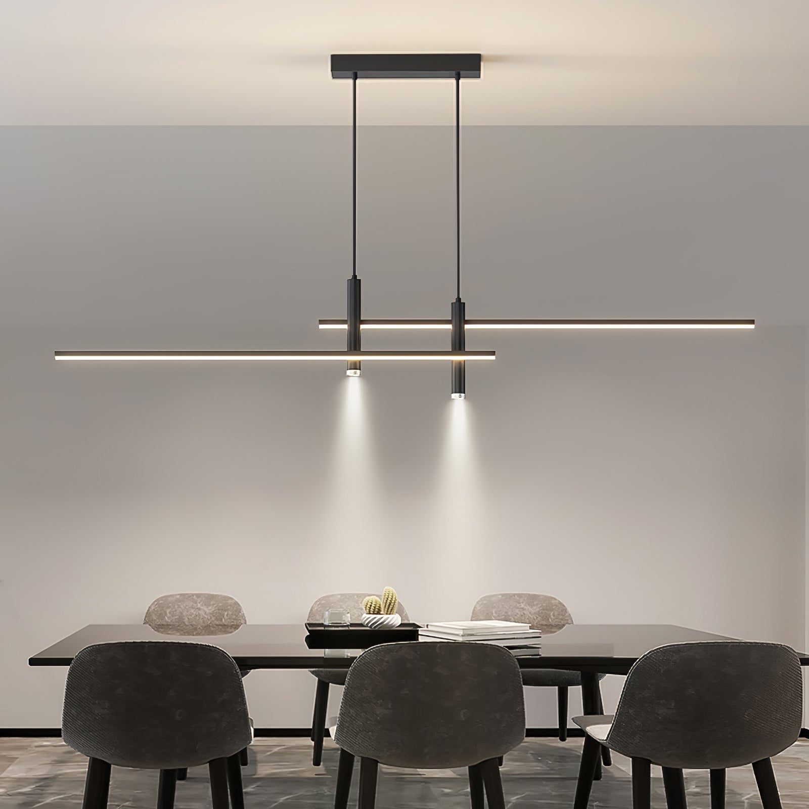 Island Links Ceiling Suspension Lighting Lobby