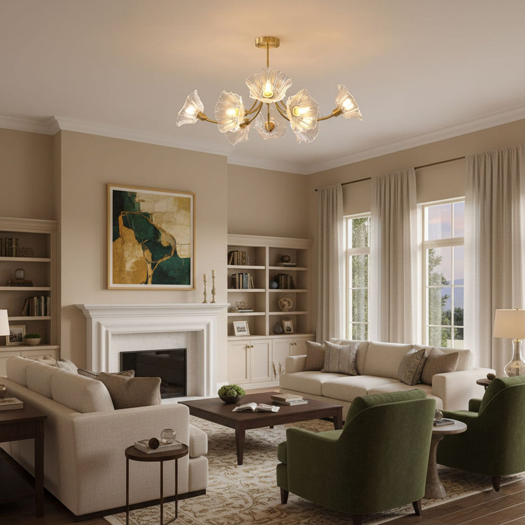 Kalin Ceiling Glass Pendant Lighting Lobby