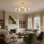 Kalin Ceiling Glass Pendant Lighting Lobby