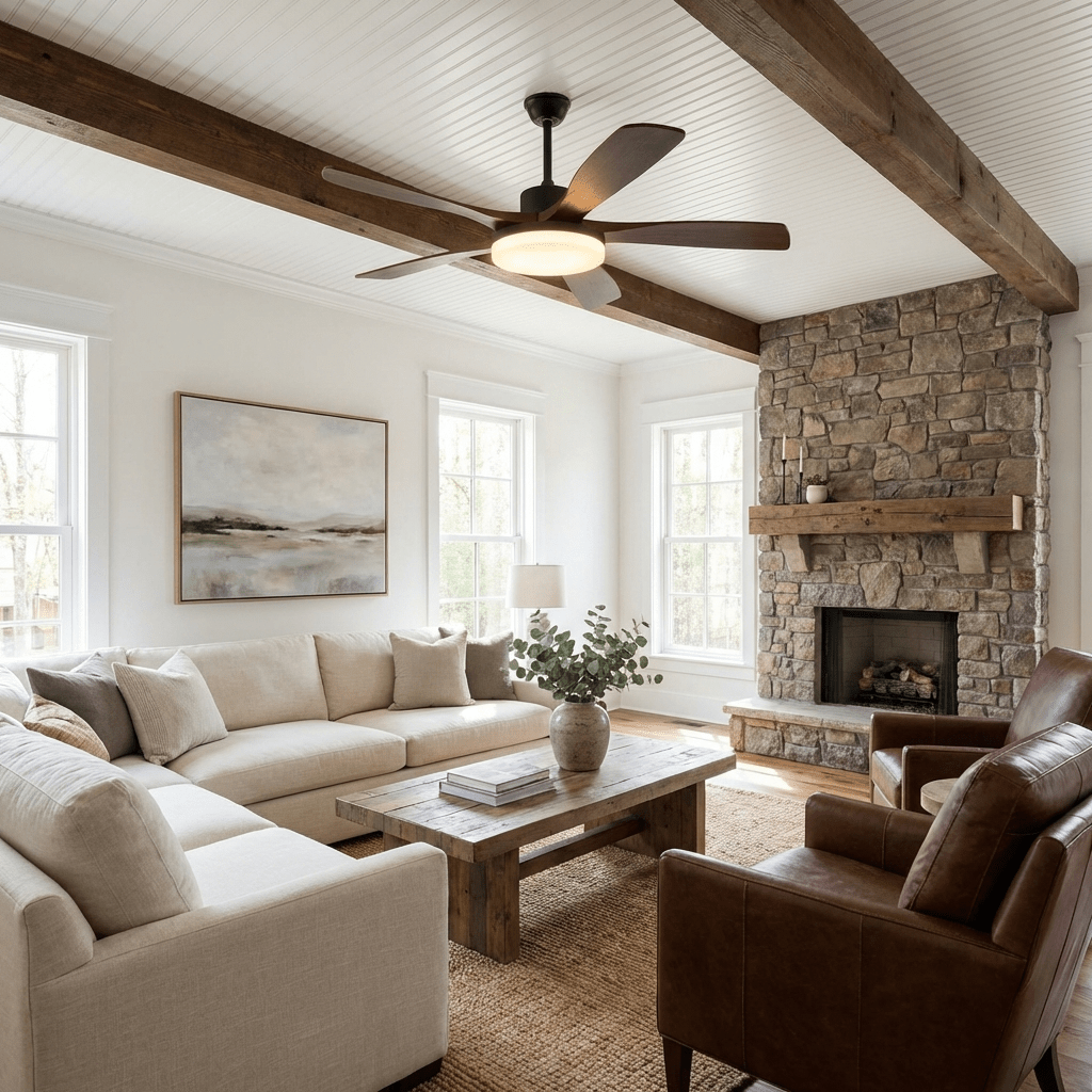 Keltis 48"/52" Ceiling Suspension Light Fan Lighting Lobby