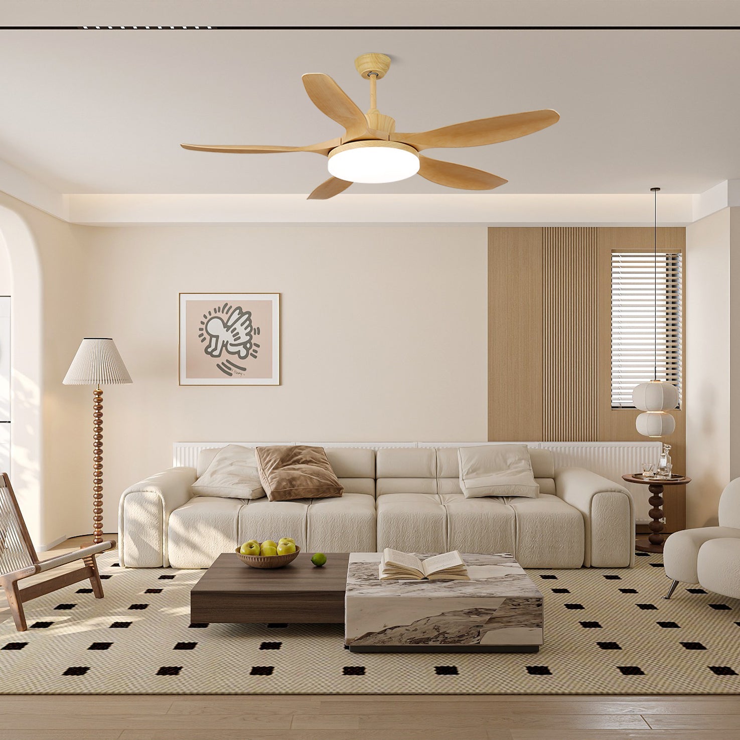 Keltis 48"/52" Ceiling Suspension Light Fan Lighting Lobby