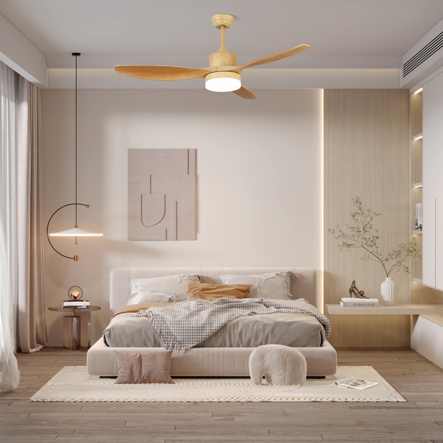 Keltis 48"/52" Ceiling Suspension Light Fan Lighting Lobby