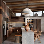 Khmara Raw Mix Ceiling Suspension B Lighting Lobby