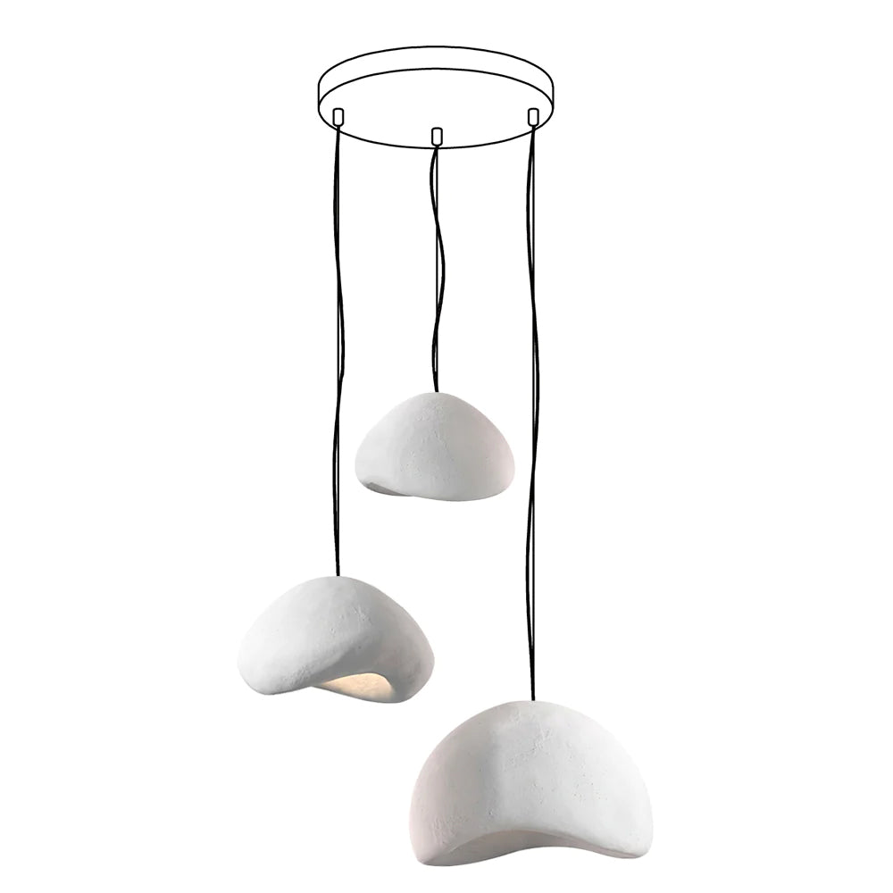 Khmara Raw Mix Ceiling Suspension B Lighting Lobby