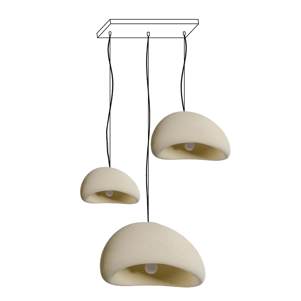 Khmara Raw Mix Ceiling Suspension B Lighting Lobby