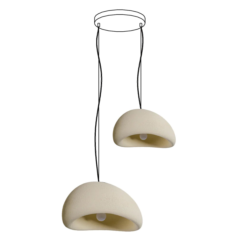 Khmara Raw Mix Ceiling Suspension B Lighting Lobby