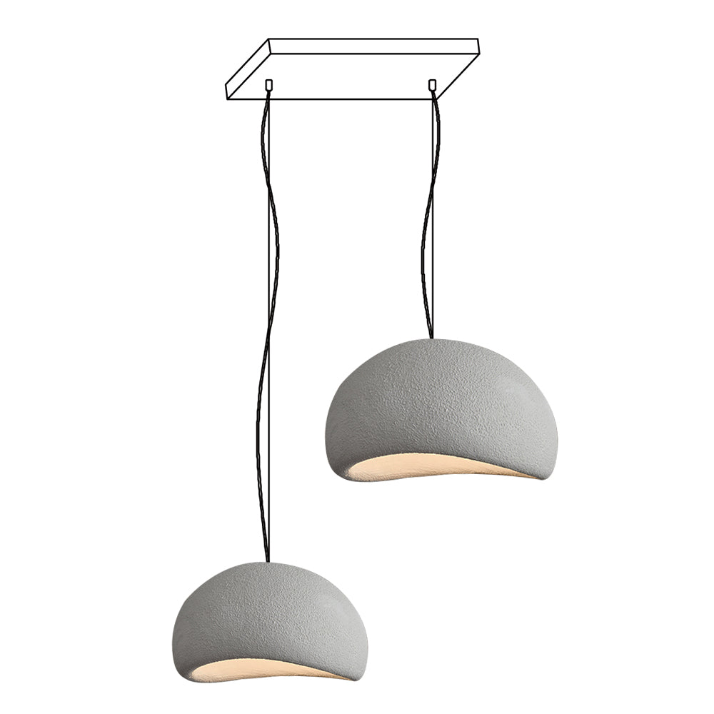 Khmara Raw Mix Ceiling Suspension B Lighting Lobby