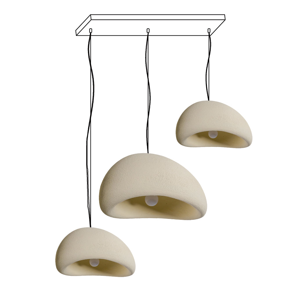 Khmara Raw Mix Ceiling Suspension B Lighting Lobby