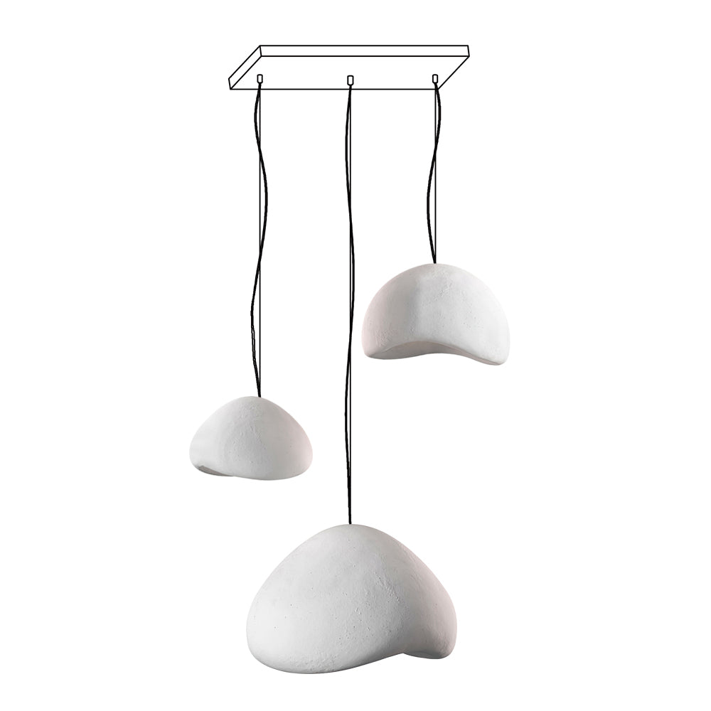 Khmara Raw Mix Ceiling Suspension B Lighting Lobby