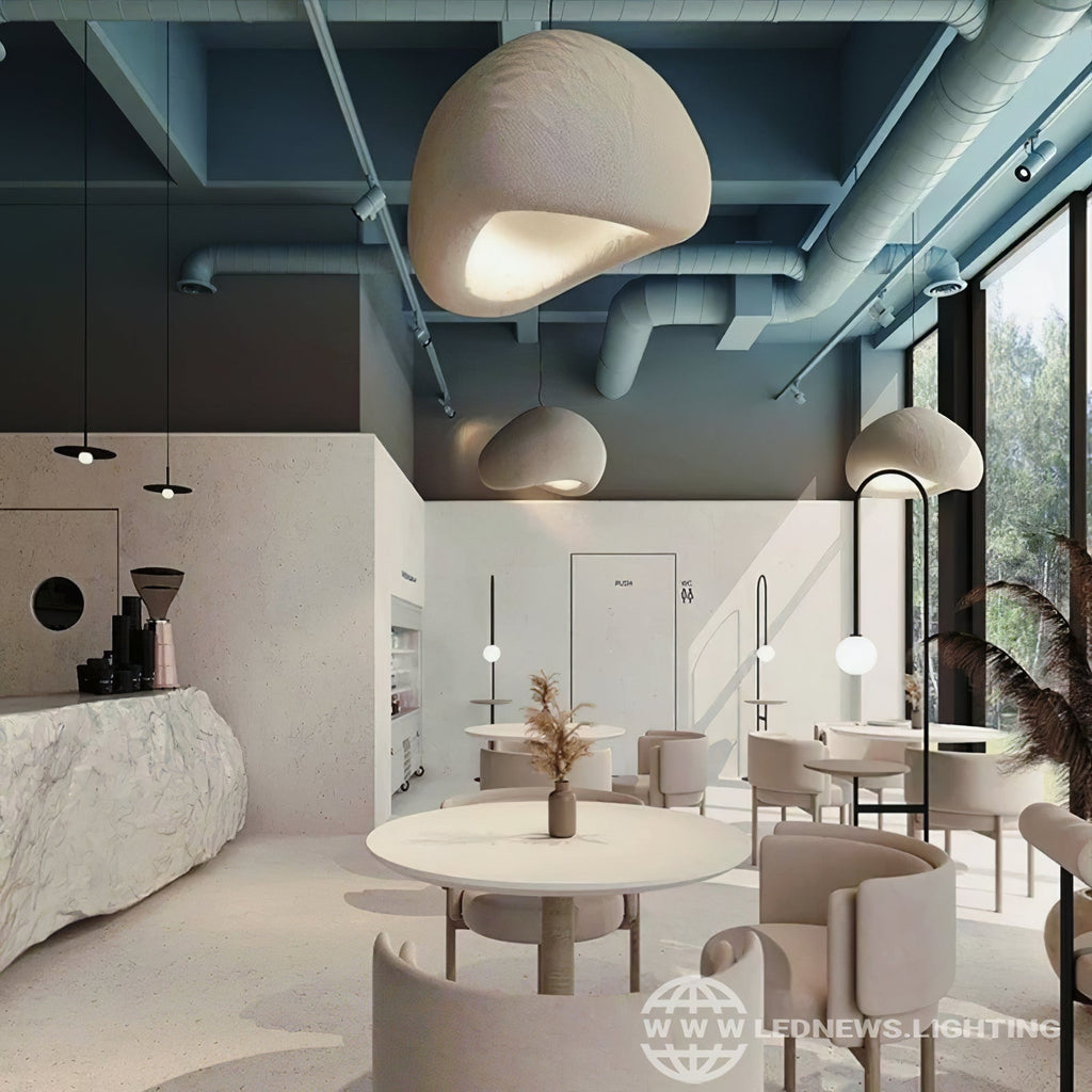 Khmara Raw Mix Ceiling Suspension B Lighting Lobby