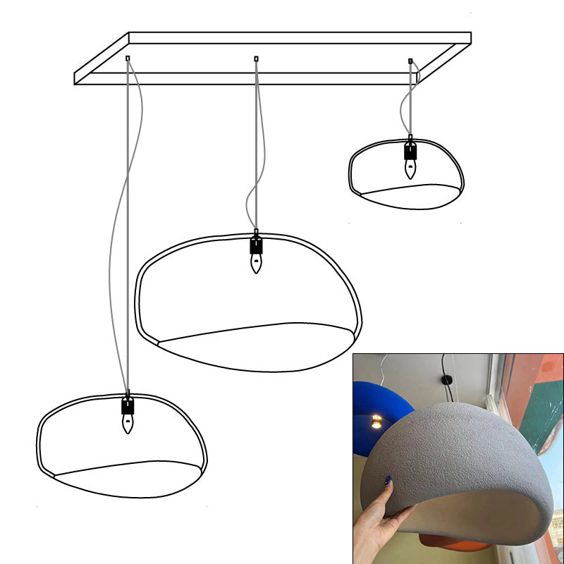 Khmara Raw Mix Ceiling Suspension B Lighting Lobby