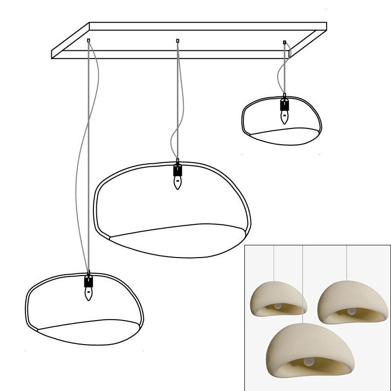 Khmara Raw Mix Ceiling Suspension B Lighting Lobby