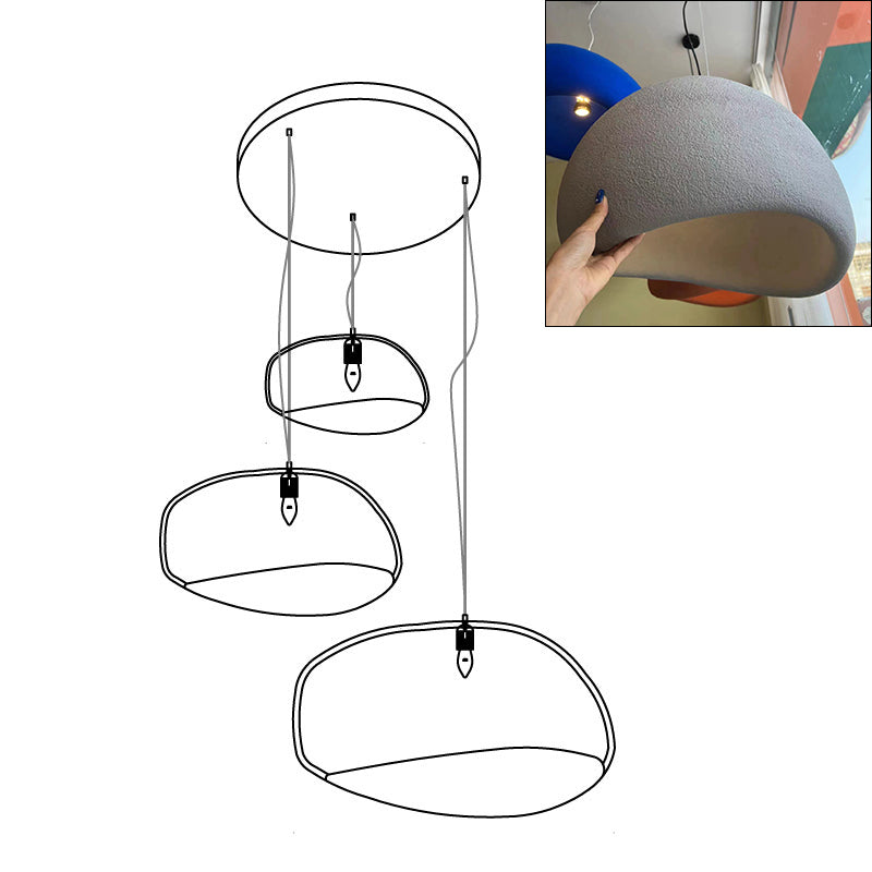 Khmara Raw Mix Ceiling Suspension B Lighting Lobby